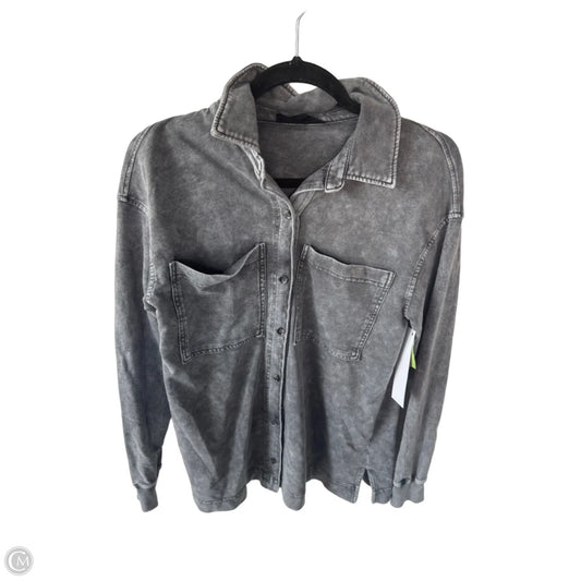 Top Long Sleeve By Jane And Delancey In Grey, Size: S