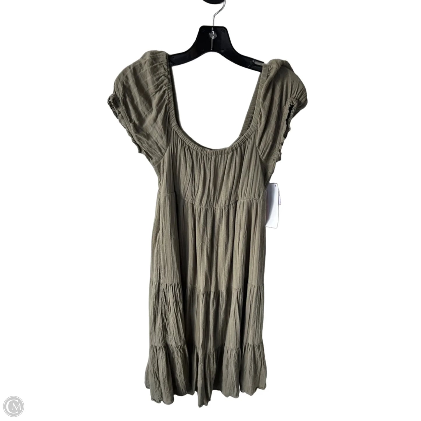 Dress Casual Midi By American Eagle In Green, Size: M