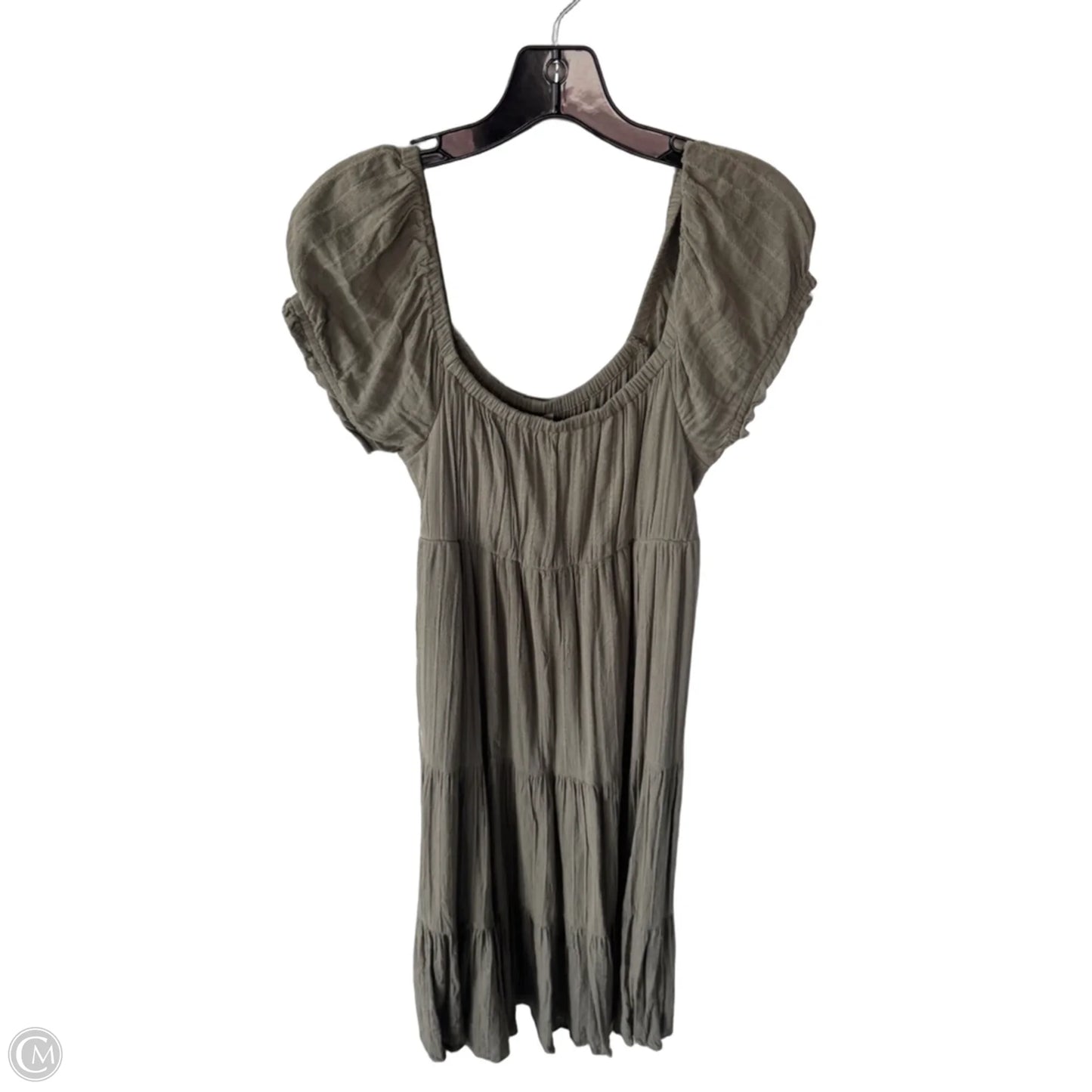 Dress Casual Midi By American Eagle In Green, Size: M