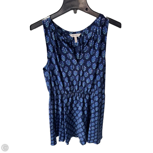 Dress Casual Midi By Rebecca Taylor In Blue & Pink, Size: L