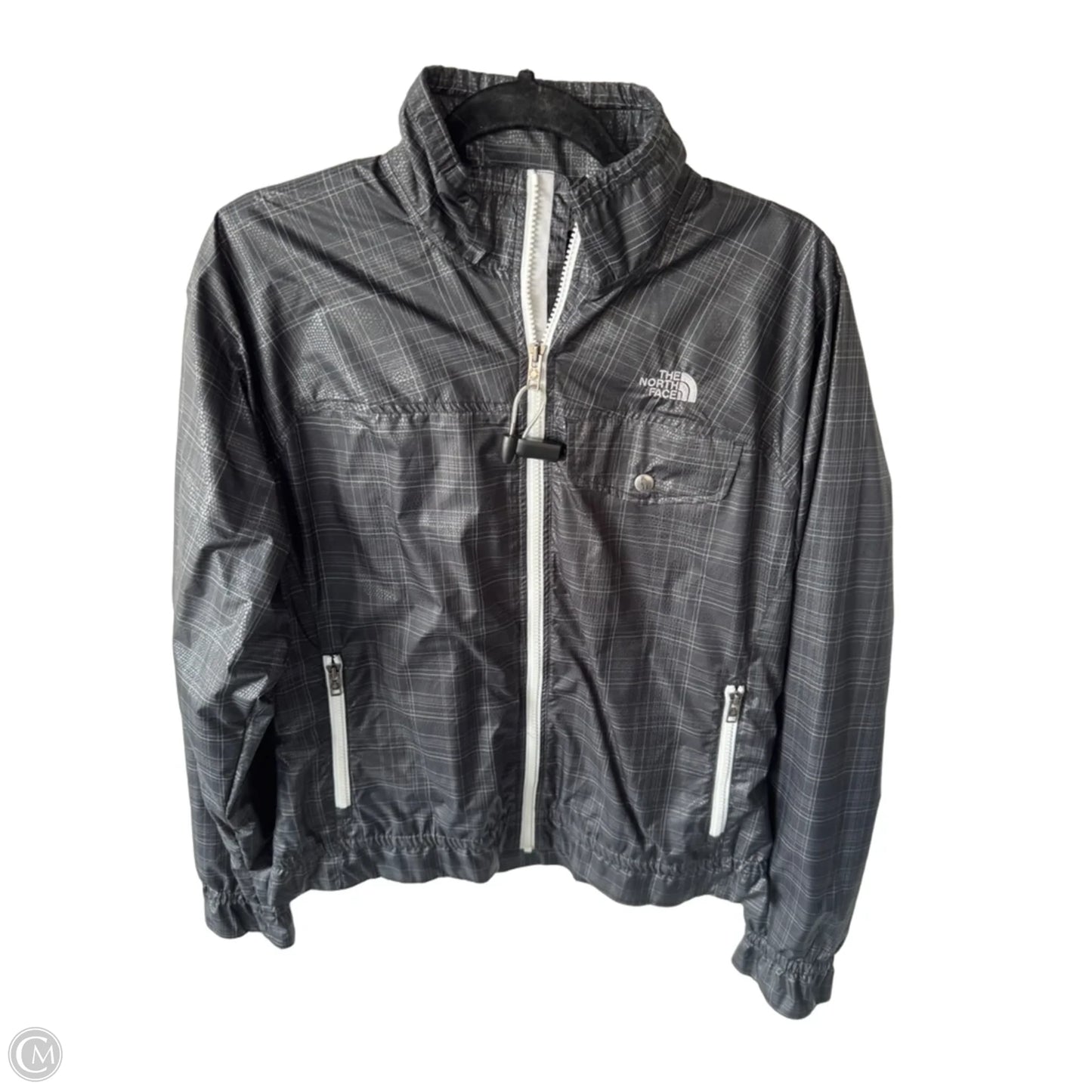 Jacket Windbreaker By The North Face In Grey, Size: L