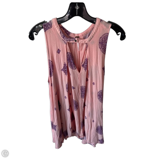 Tunic Sleeveless By Free People In Peach, Size: S
