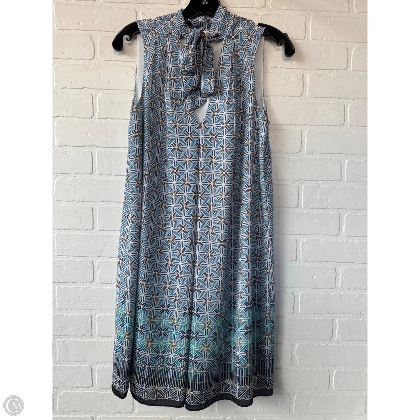 Dress Casual Short By Max Studio In Blue & White, Size: S