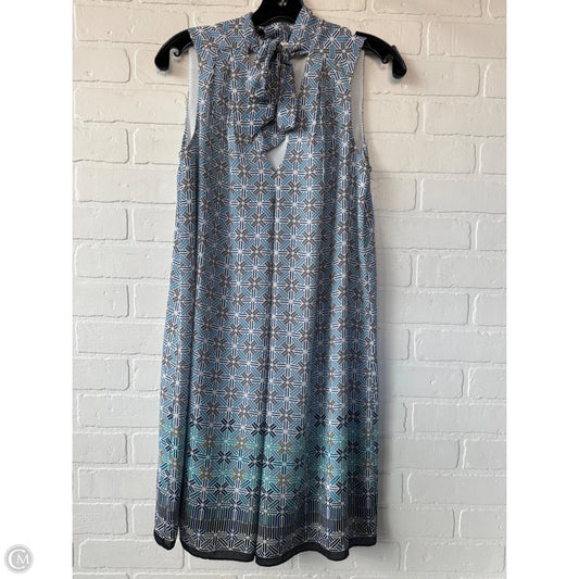 Dress Casual Short By Max Studio In Blue & White, Size: S
