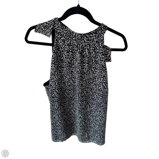 Top Sleeveless By Talbots In Black & White, Size: Xl