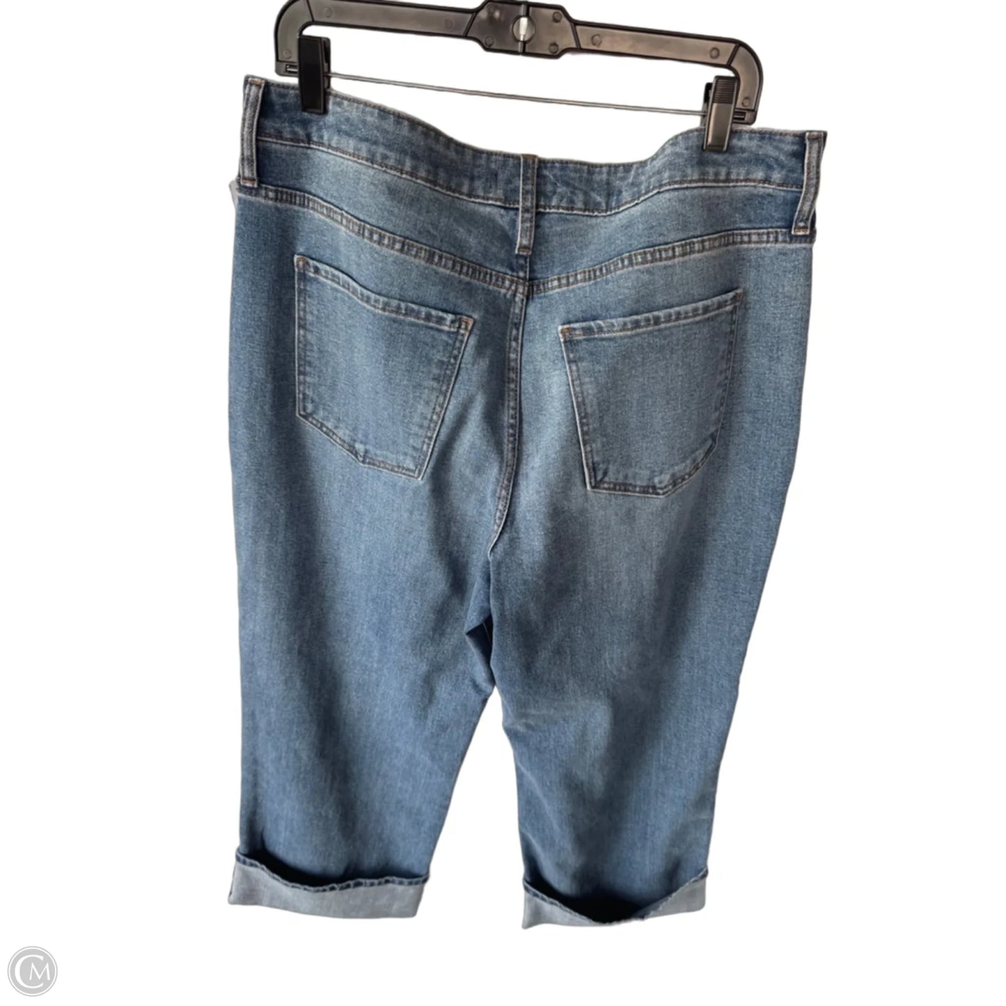 Jeans Wide Leg By Kut In Blue Denim, Size: 16