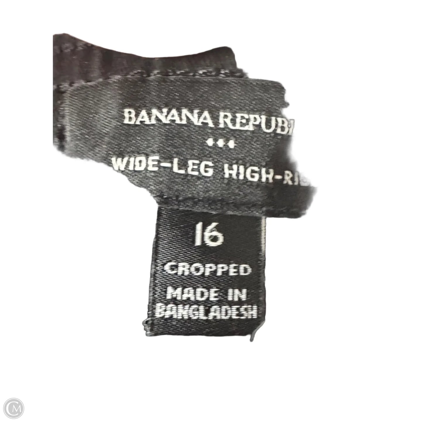 Pants Wide Leg By Banana Republic In Black, Size: 16