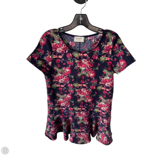 Dress Casual Short By Everly In Blue & Red, Size: S