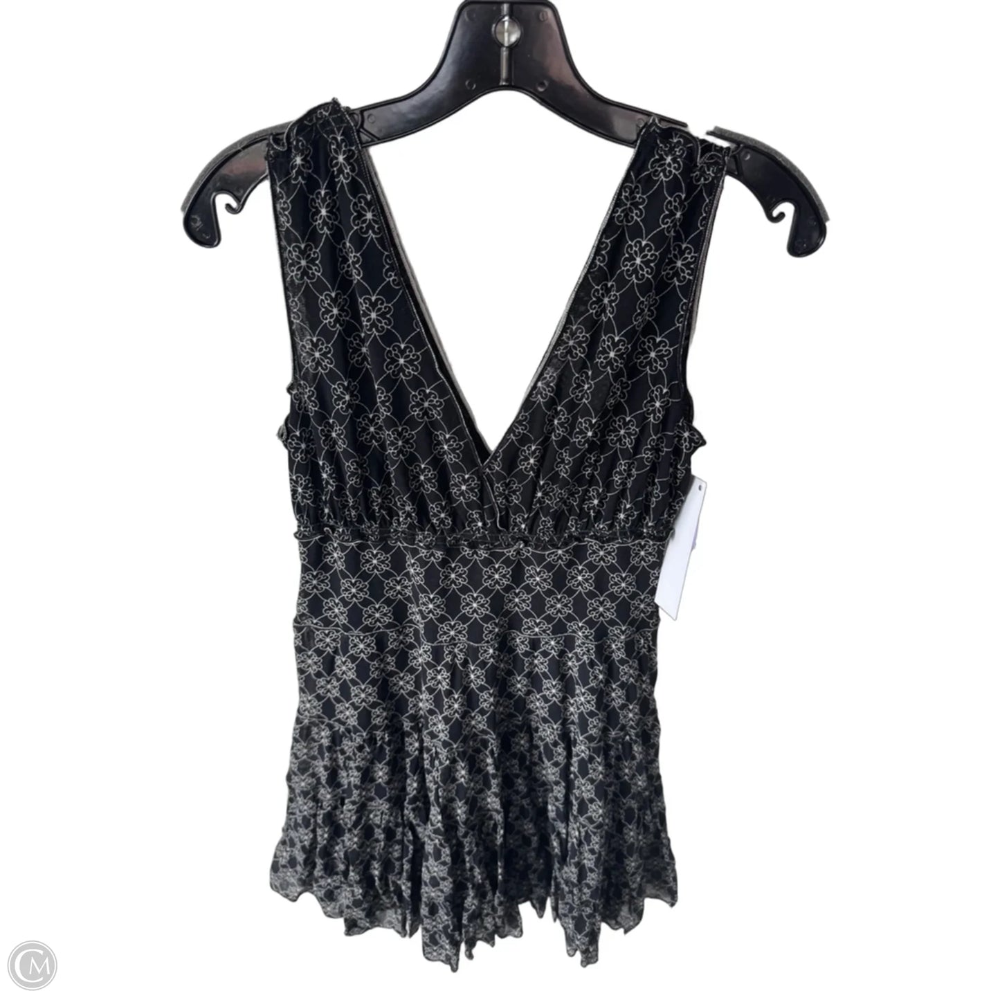 Dress Casual Short By Studio M In Black & White, Size: M