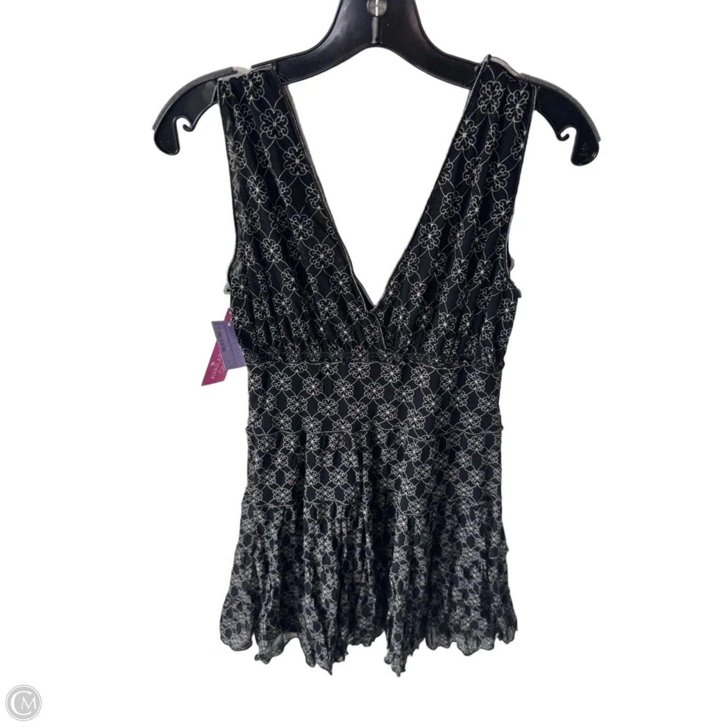Dress Casual Short By Studio M In Black & White, Size: M