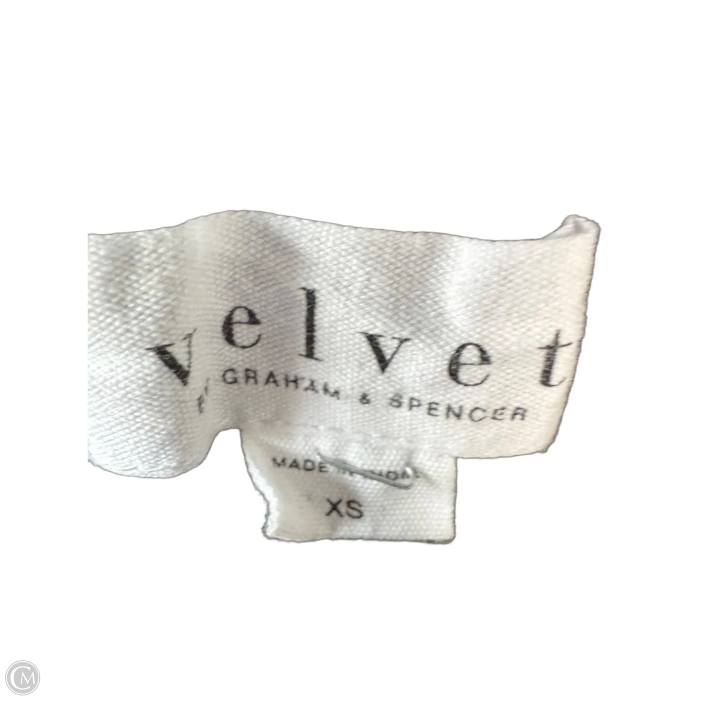 Top Long Sleeve By Velvet By Graham & Spencer In Blue & Brown, Size: Xs