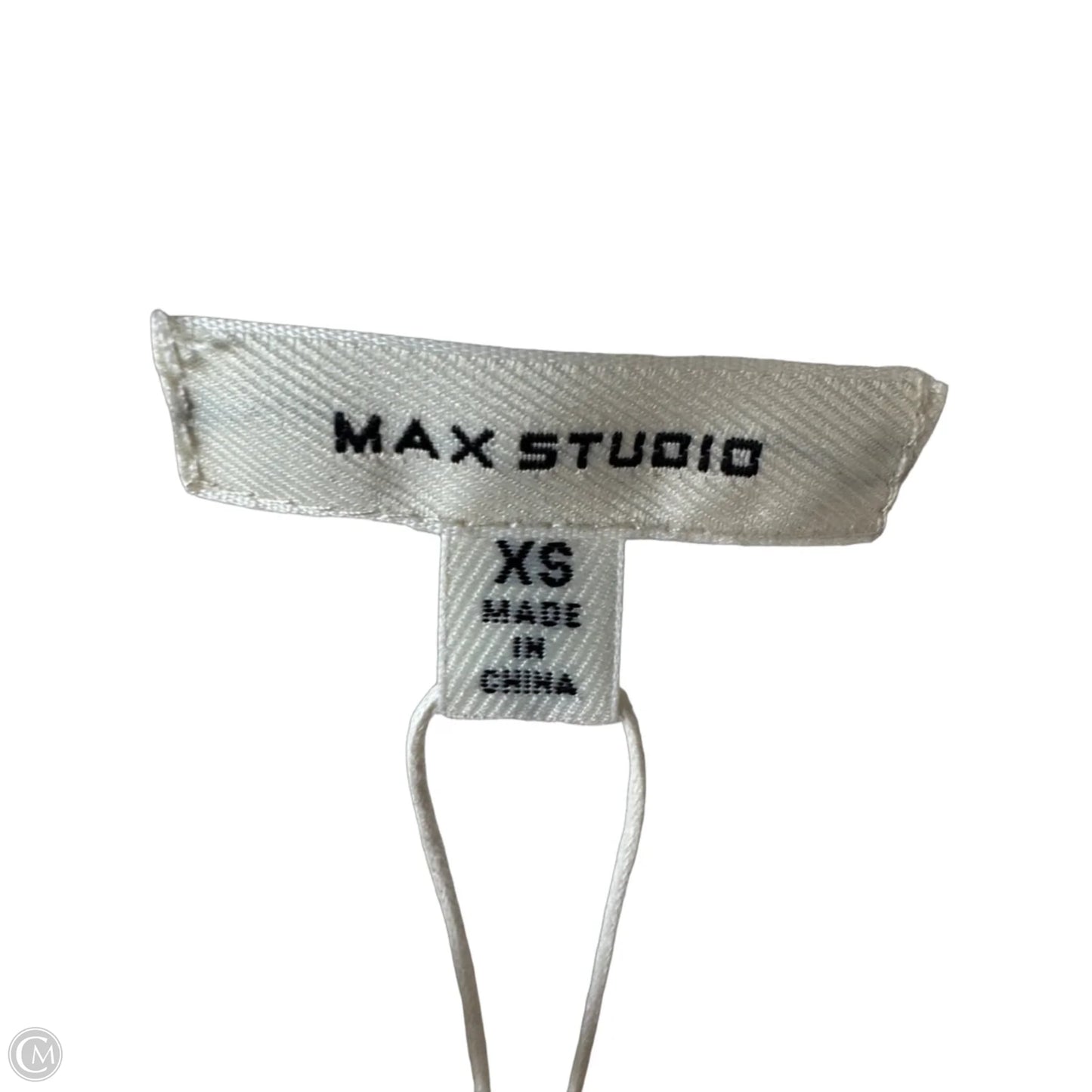 Top Long Sleeve By Max Studio In Cream, Size: Xs