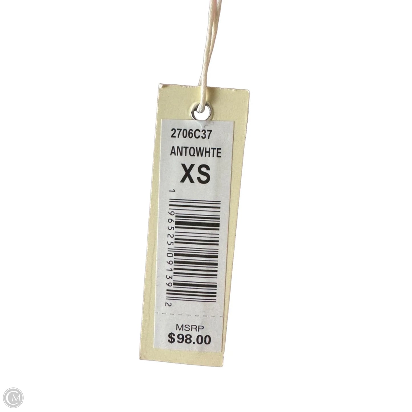 Top Long Sleeve By Max Studio In Cream, Size: Xs