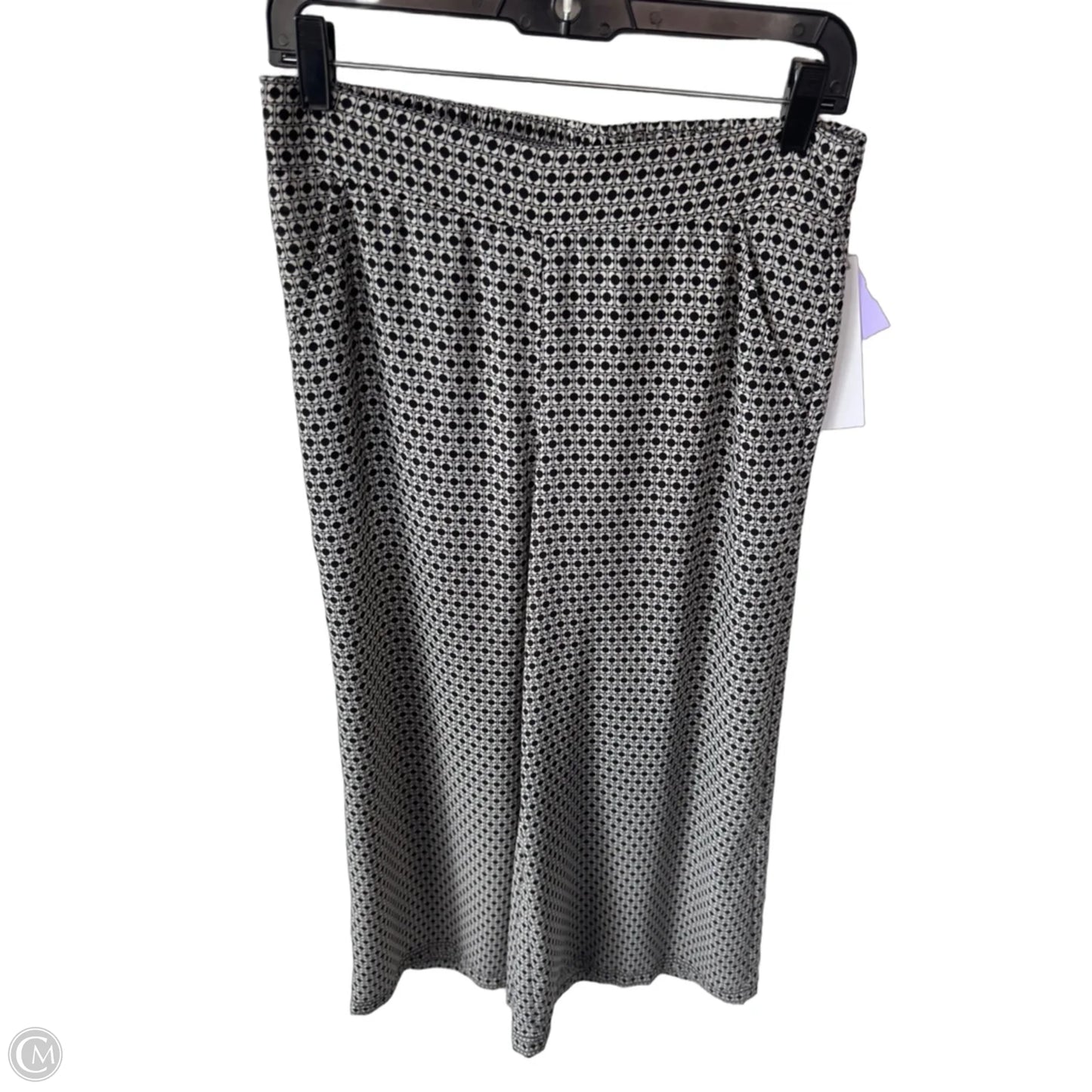 Pants Wide Leg By Max Studio In Black & White, Size: 8