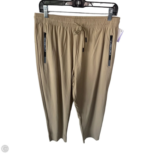 Athletic Pants By Clothes Mentor In Tan, Size: 16
