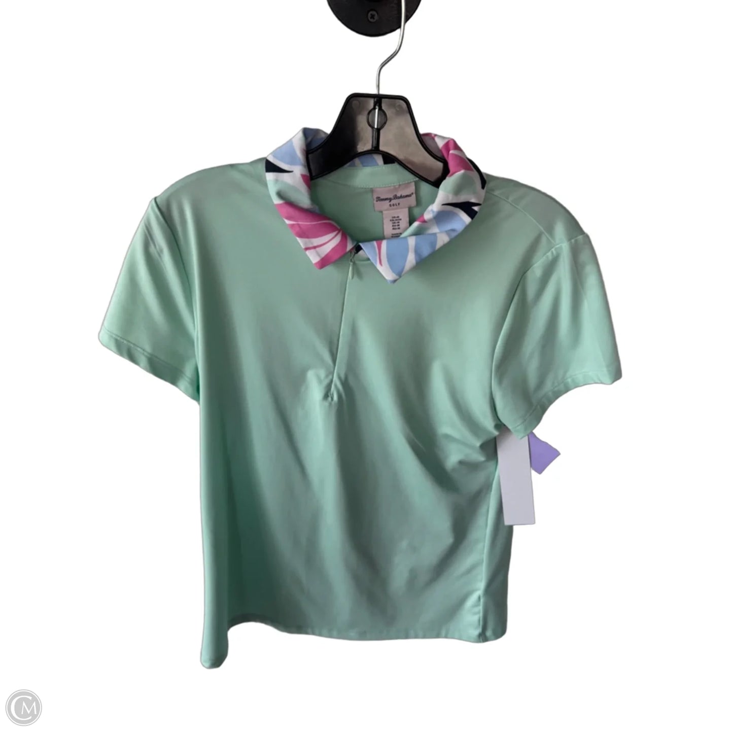 Athletic Top Short Sleeve By Tommy Bahama In Green, Size: M