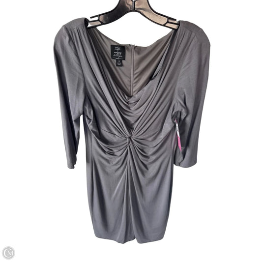 Dress Party Midi By Suzi Chin In Grey, Size: 8