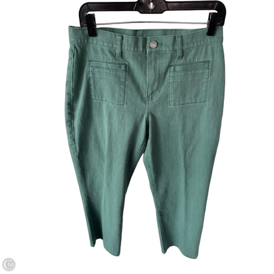 Jeans Straight By Cabi In Green, Size: 8