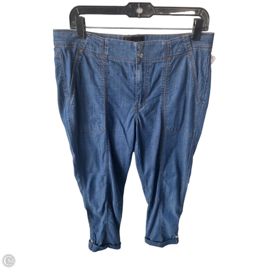 Jeans Cropped By White House Black Market In Blue Denim, Size: 10