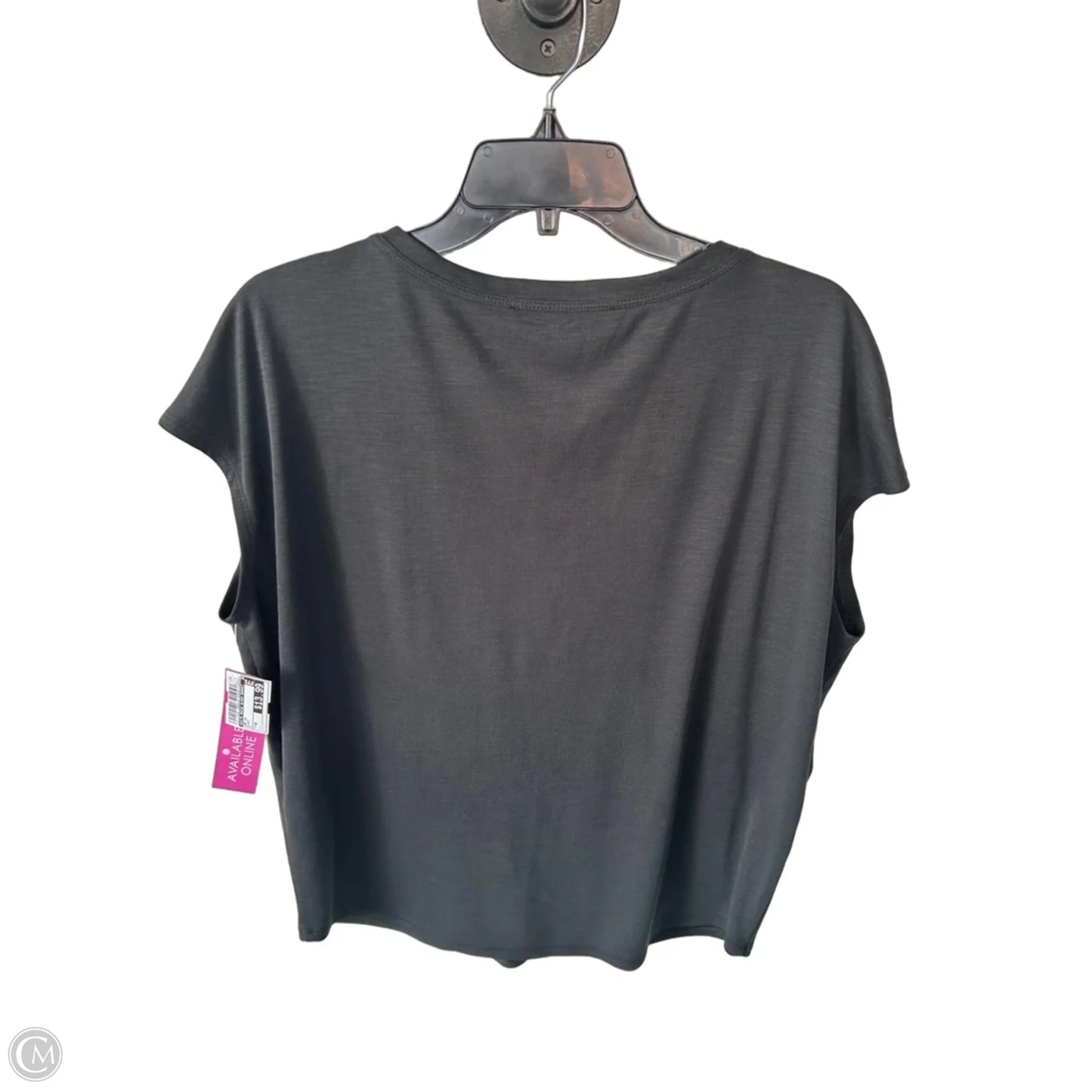 Top Short Sleeve By White House Black Market In Black, Size: M