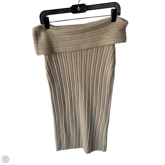 Skirt Maxi By Le Lis In Tan, Size: 6