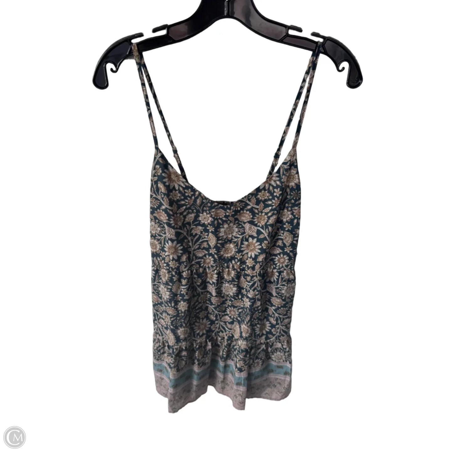 Dress Casual Short By Self Contrast In Blue & Brown, Size: S