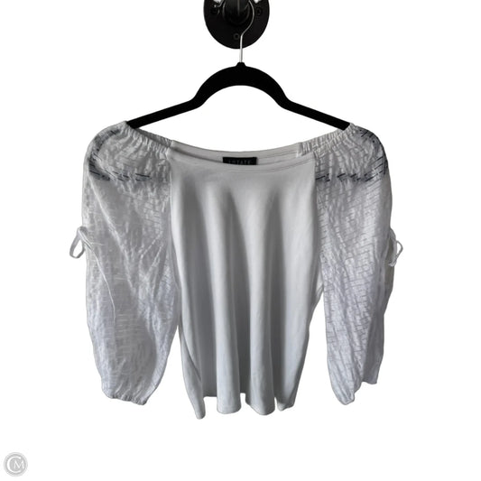 Top Long Sleeve By 1.state In White, Size: S