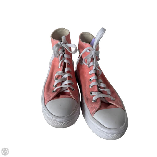 Shoes Sneakers Platform By Converse In Pink, Size: 8