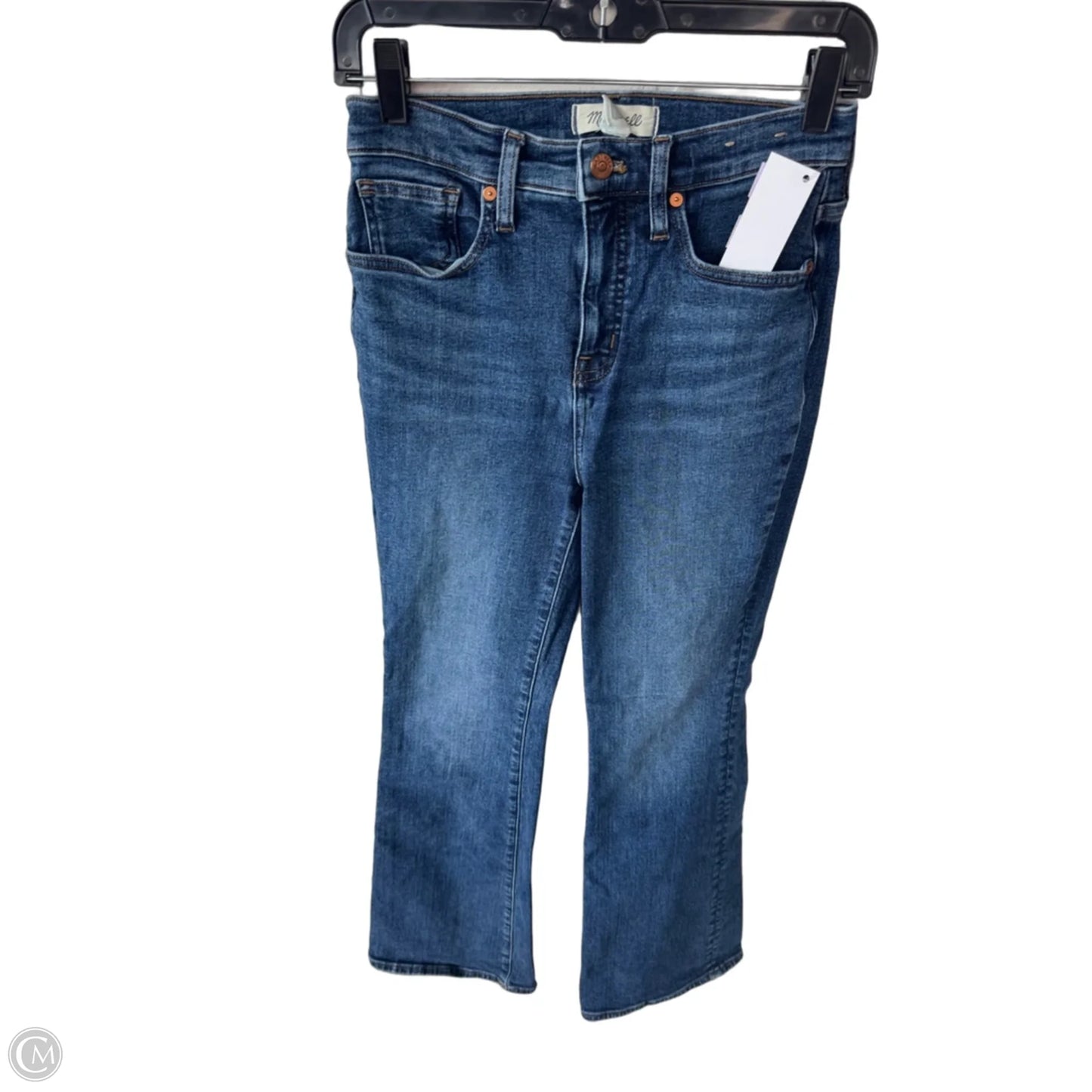 Jeans Boot Cut By Madewell In Blue Denim, Size: 2