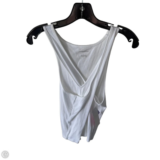Top Sleeveless Basic By Anthropologie In White, Size: L