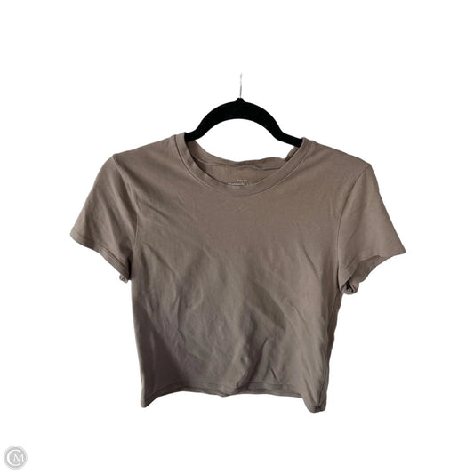 Top Short Sleeve Basic By Abercrombie And Fitch In Brown, Size: M