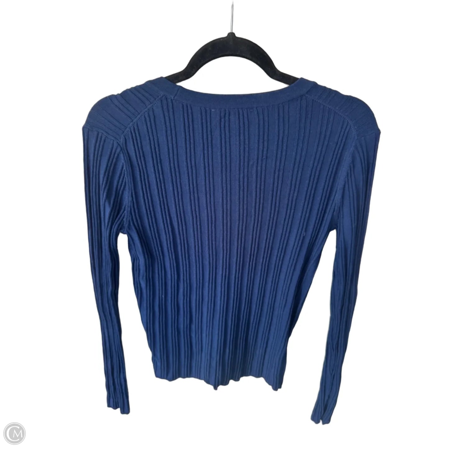 Sweater Cardigan By Philosophy In Blue, Size: S