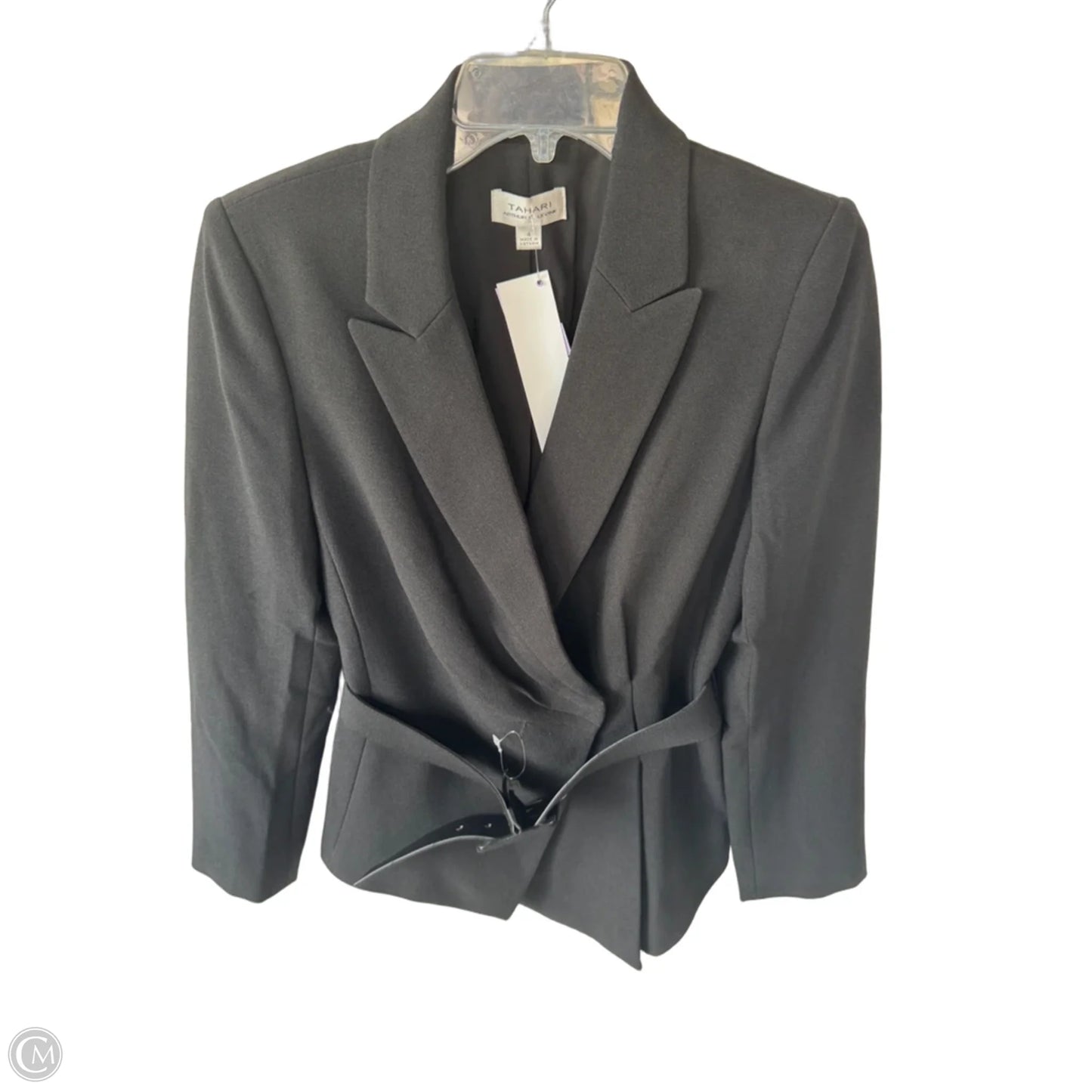 Blazer By Tahari By Arthur Levine In Black, Size: S