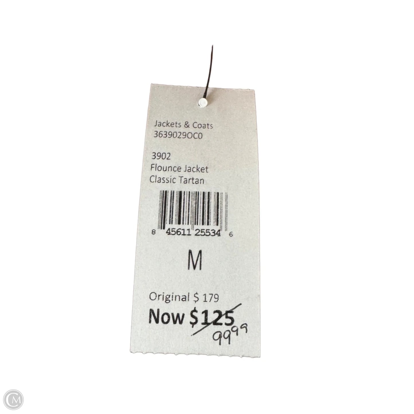 Coat Other By Cabi In Blue & Tan, Size: M