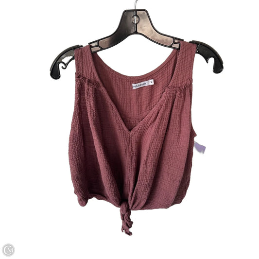 Top Sleeveless By Red Haute In Maroon, Size: M