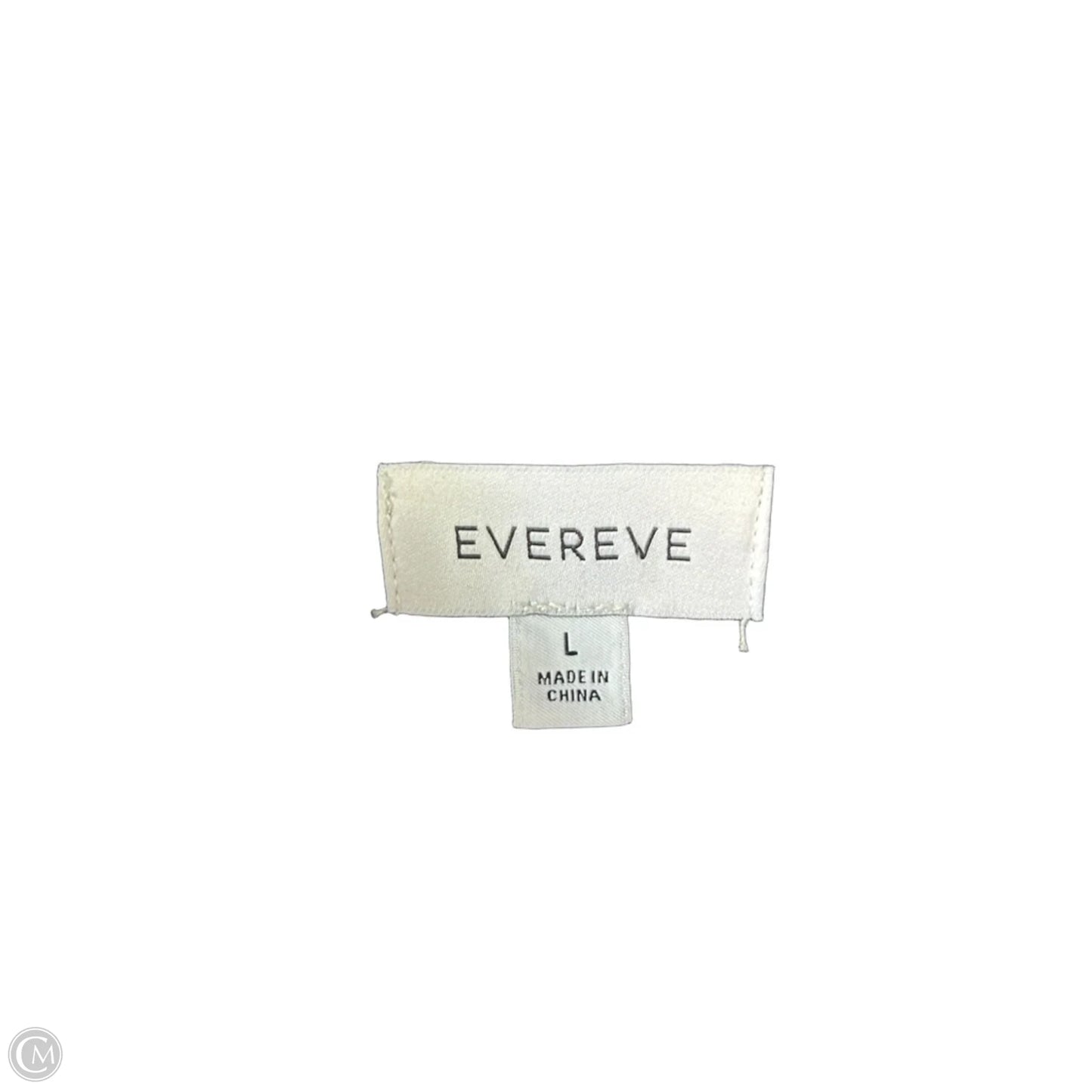 Top Short Sleeve By Evereve In Black, Size: L