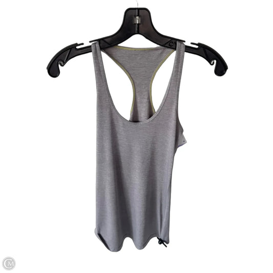 Athletic Tank Top By Lululemon In Grey, Size: M