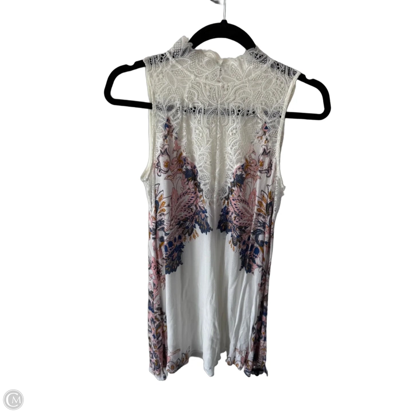 Tunic Sleeveless By Free People In Pink & White, Size: Xs
