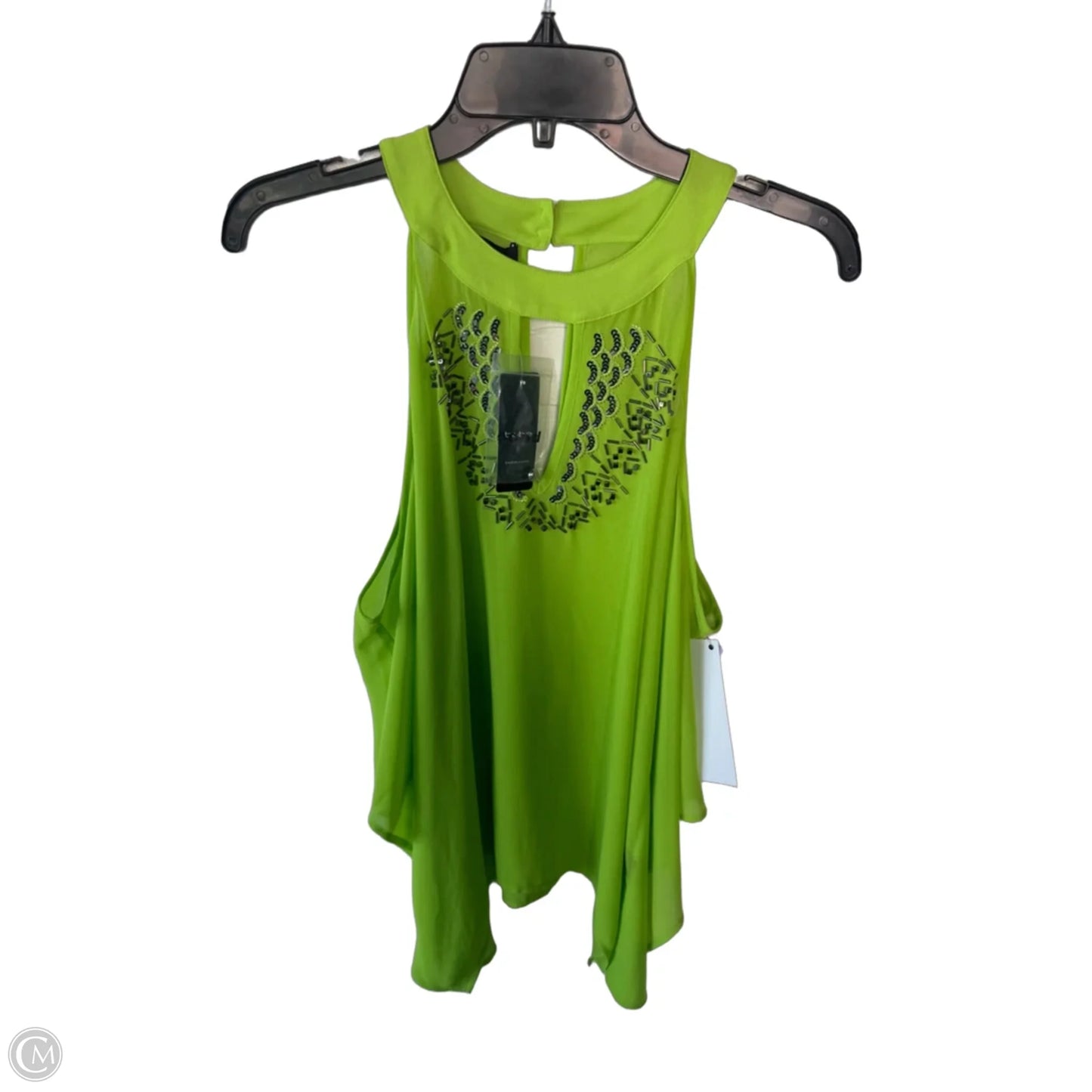 Top Sleeveless By Bebe In Green, Size: Xs