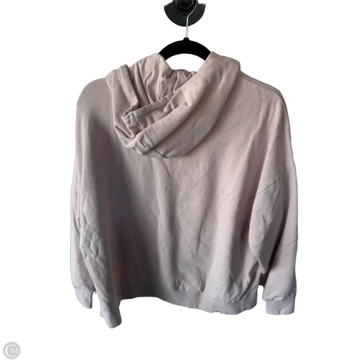Athletic Sweatshirt Hoodie By Puma In Pink, Size: M