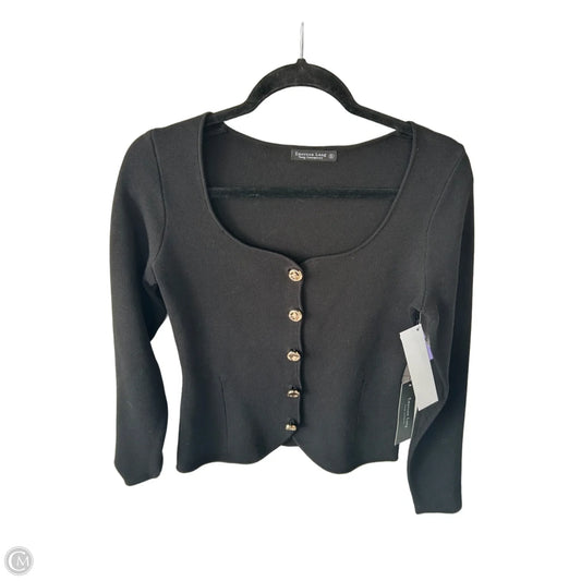Sweater Cardigan By Clothes Mentor In Black, Size: S