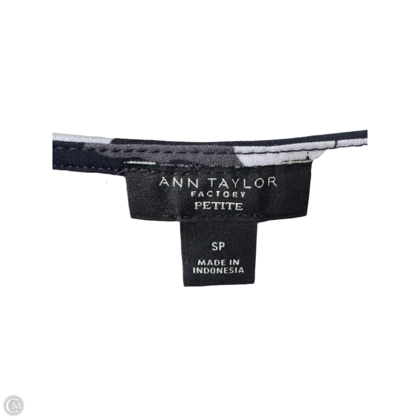 Dress Work By Ann Taylor In Black & White, Size: S