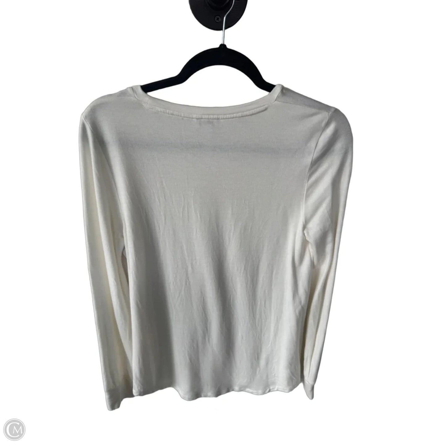 Top Long Sleeve Basic By J. Crew In Cream, Size: Xs