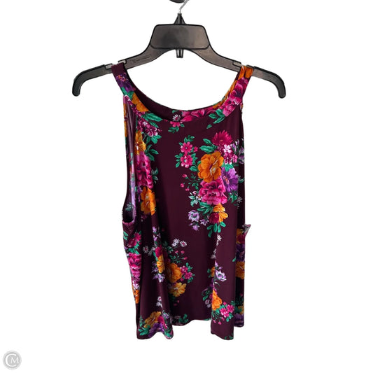 Top Sleeveless By Torrid In Pink & Purple, Size: 3x