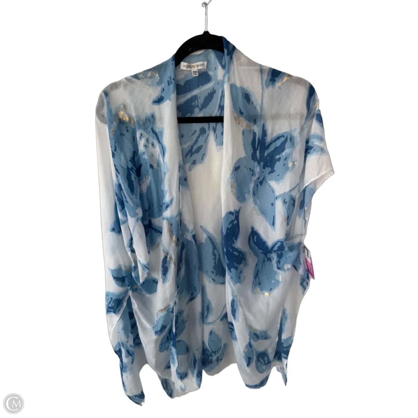 Kimono By Woven Heart In Blue & White, Size: Osfm