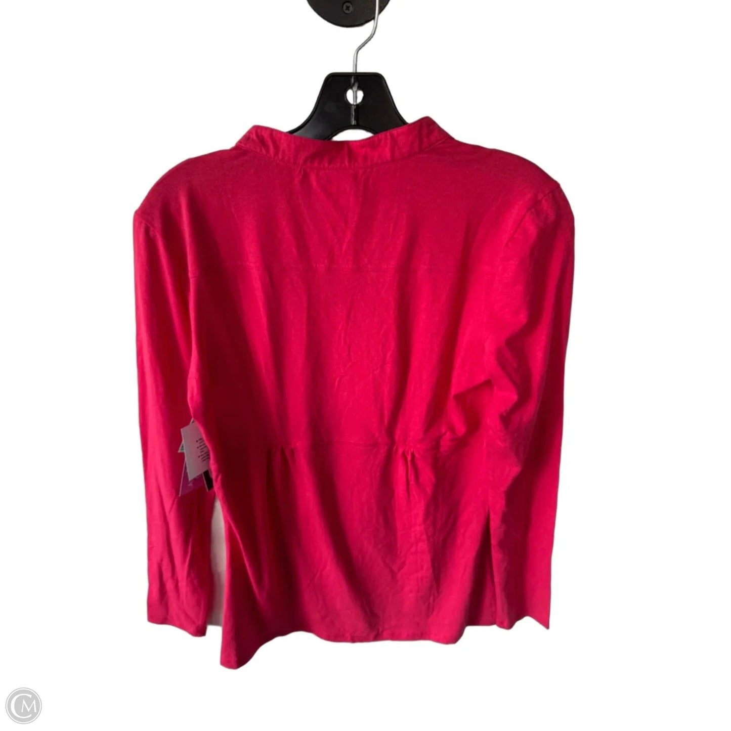 Top Long Sleeve By Clothes Mentor In Pink, Size: M