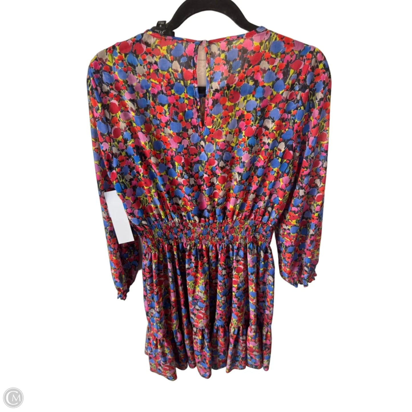 Dress Casual Midi By J. Crew In Blue & Red, Size: S