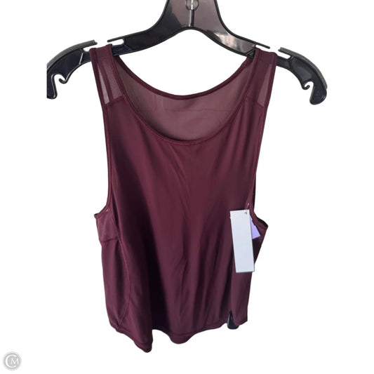 Athletic Tank Top By Lululemon In Maroon, Size: S