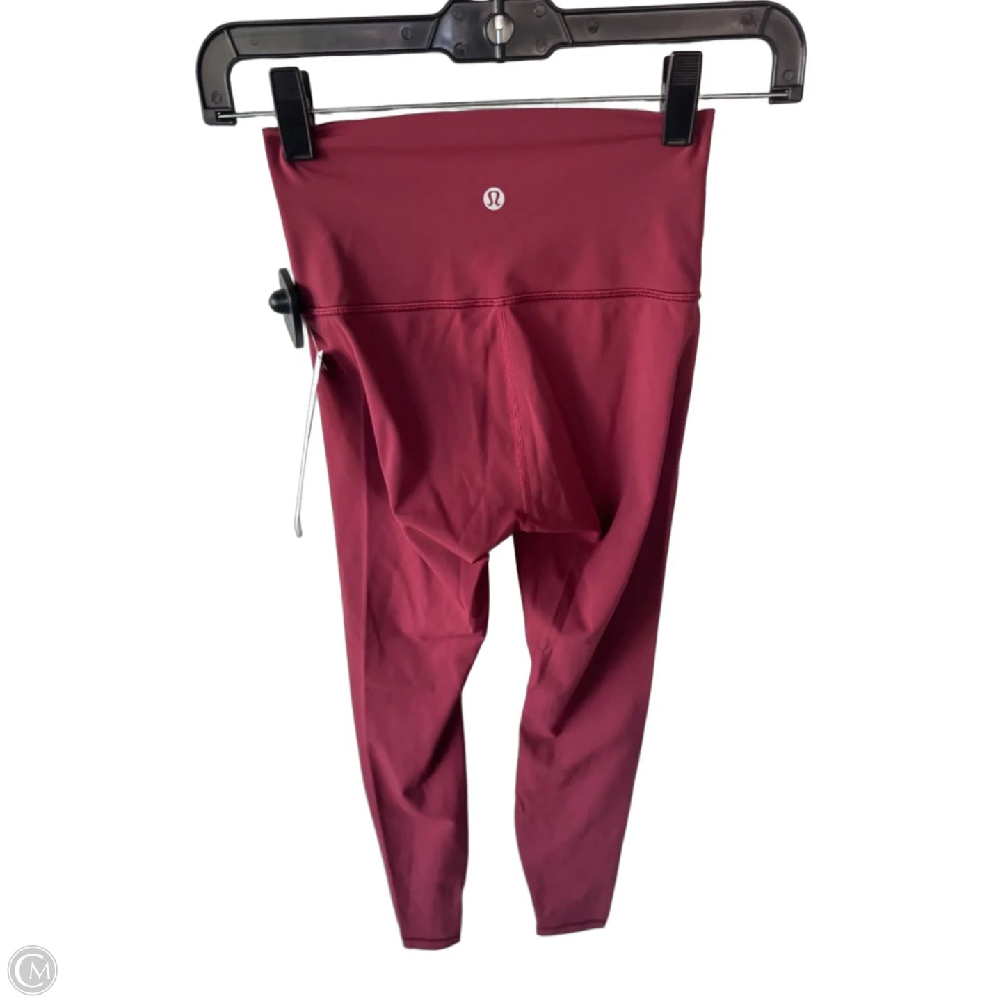 Athletic Leggings By Lululemon In Red, Size: 2