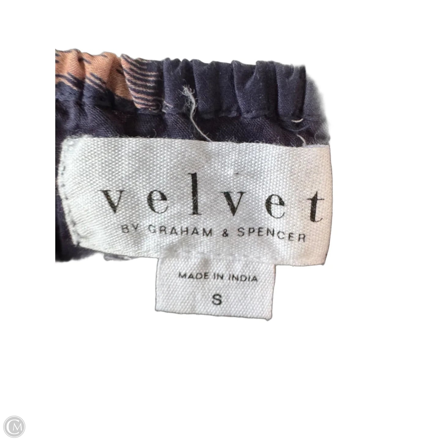 Top Long Sleeve By Velvet By Graham & Spencer In Blue & Pink, Size: S